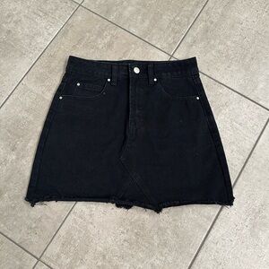 Boohoo Denim Mini Skirt